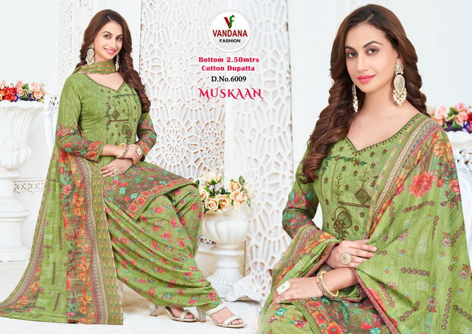 Muskan Vol 6 By Vandana Printed Cotton Dress Materials
